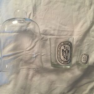DIPTYQUE Candle Holder & Bell Jar